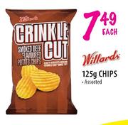 Willards Chips-125g Each 