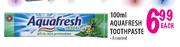 Aquafresh Toothpaste-100ml Each