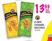 Mini Cheddars Multipack-6's Per Pack