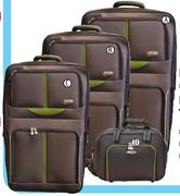 Beetles Upright Brown/Lime Trolley Case-70cm