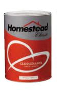 Homestead  Gloss Enamel White-5L Each