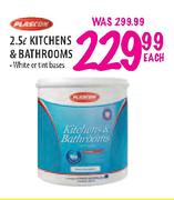 Plascon Kitchens & Bathroom-2.5L Each