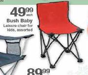 Bush Baby Leisure Chair For Kids Assorted-Each