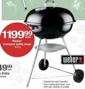 Weber Compact Kettle Braai-Each