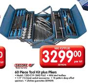 Geddre 60 Piece Tool Kit Plus Pliers-Per Kit