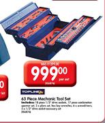 Topline 63 Piece Mechanic Tool Set-Per Set