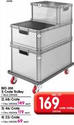 Big Jim Crate Trolley(Black)-Each