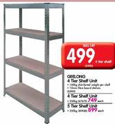 Geelong 4 Tier Shelf Unit