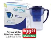 Crystal Water Filtration System-3.3ltr