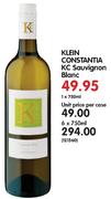 Klein Constantia KC Sauvignon Blanc-1X750ml 