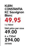 Klein Constantia KC Sauvignon Blanc-6X750ml 