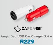Samsung Galaxy S4 Capdase Ampo Duo USB Car Charger 3.4A