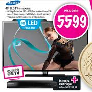 Samsung 40" LED TV(UA40EH5000)