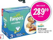 Pampers Active Baby Junior 111's-Per Pack