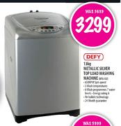 Defy Metallic Silver Top Load Washing Machine-13kg(DTL132)