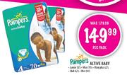 Pampers Active Baby Maxi 70's Per Pack