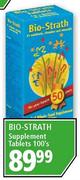 Bio-Strath Supplement Tablets-100's