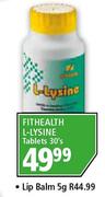 Fithealth L-Lysine Tablets-30's