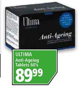 Ultima Anti-Ageing Tablets-60's