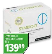 Symbio-D Probiotic Tablets-60's