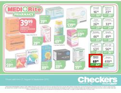 Checkers Gauteng : Health & Beauty (27 Aug - 9 Sep), page 0