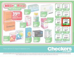 Checkers Gauteng : Health & Beauty (27 Aug - 9 Sep), page 0