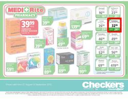 Checkers Gauteng : Health & Beauty (27 Aug - 9 Sep), page 0