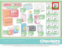 Checkers Gauteng : Health & Beauty (27 Aug - 9 Sep), page 0