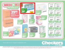 Checkers Gauteng : Health & Beauty (27 Aug - 9 Sep), page 0