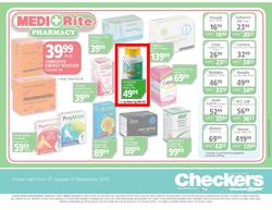 Checkers Gauteng : Health & Beauty (27 Aug - 9 Sep), page 0