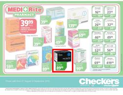 Checkers Gauteng : Health & Beauty (27 Aug - 9 Sep), page 0