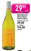 Bellingham Citrus Groove Chenin Blanc - 6 x 750ml