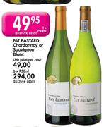 Fat Basterd Chardonnay Or Sauvignon Blanc - 1 x 750ml 