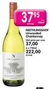 Neethlingshof Unwooded Chardonnay - 1 x 750ml