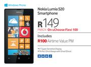 Nokia Lumia 520 Smartphone-On uChoose Flexi 100