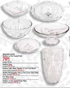Walther Glass Nadine Cake Plate Or Eve Fruit Bowl-Each
