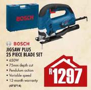 Bosch Jigsaw-650W Plus Blade Set-25 Piece