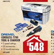 Dremel Cordless 7700 Tool & Charger