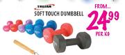 Trojan Soft Touch Dumbbell - Per Kg