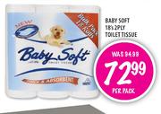 Baby Soft 2Ply Toilet Tissue-18's Per Pack