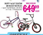 Huffy 16/20" Seastar Or Rock It Bicycles Each