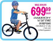 Raleigh 16/20"Starz Or Rep Bmx Each