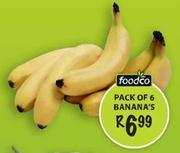 Foodco Bananas-6's