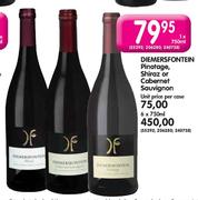 Dimersfontein Pinotage, Shiraz or Cabernet Sauvignon - 6 x 750ml