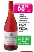 Haute Cabriere Unwooded Pinot Noir - 6 x 750ml