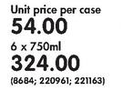 Neethlingshof Merlot, Cabernet Sauvignon Or Shiraz-6x750ml