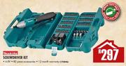 Makita 4.8V Screwdriver Kit-80 Piece