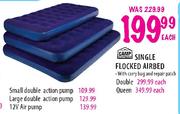 Camp Master Double Flocked Airbed-Each