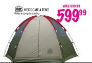 Camp Master Hex Dome 4 Tent-Each