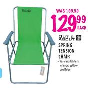 Out & About Spring Tension Chair-Each